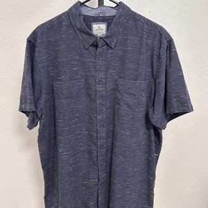 Men's Rip Curl - Navy Blue - Short Sleeve - Button Down Shirt